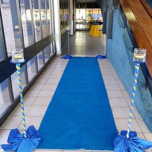 Blue carpet for weddings Gauteng
