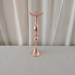 Rose gold candle stands for hire Pretoria