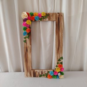 Flower photo frame for parties near me