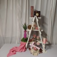 Ladder cupcake stand weddings