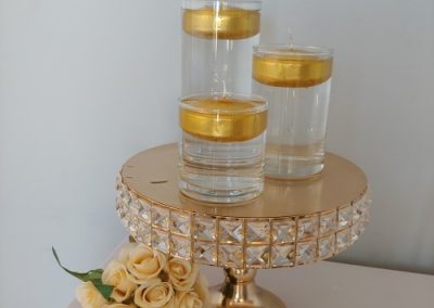 Gold cake stand Centurion