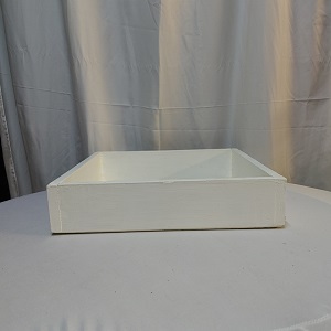 Wooden box white boksburg