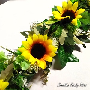 Sunflower decor for weddings Johannesburg