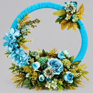 Mint flower circle