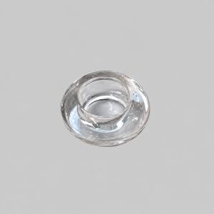 Single candle stand glass