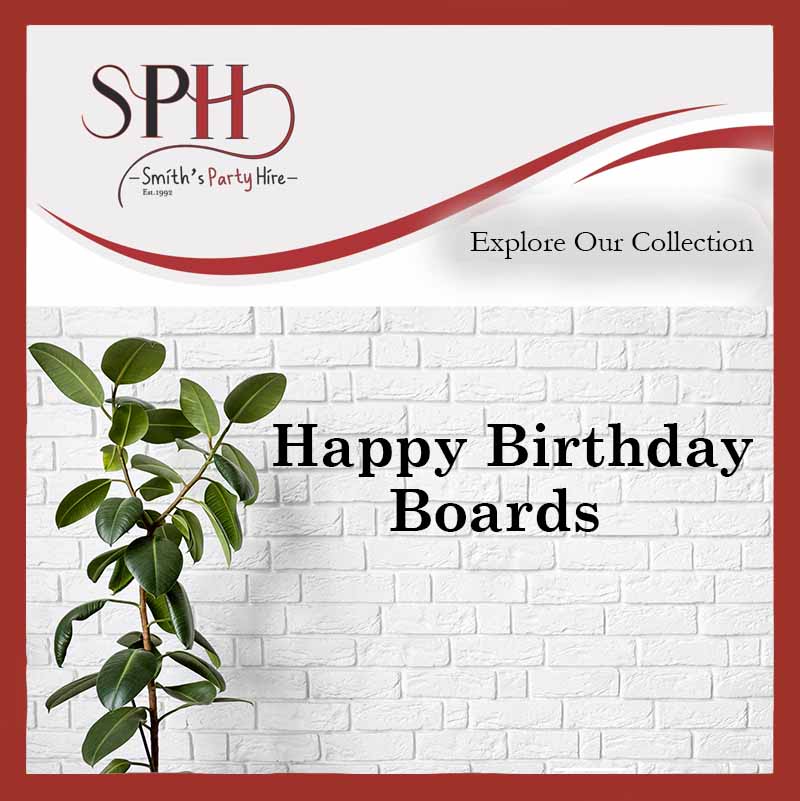 Happy Birthday Boards for hire, boksburg, party hire, party rentals
