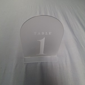 Frosty table numbers