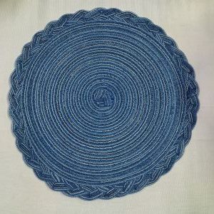 Dirty blue placemat