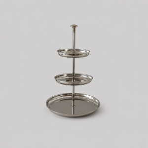 Cup cake stand 3tier stainless steel