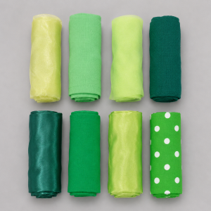 Green chair ties