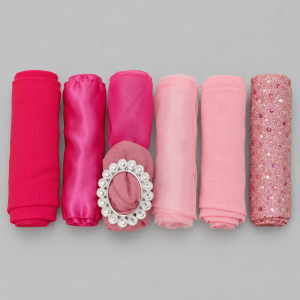 Pink chair ties