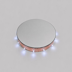 ROSE GOLD FAIRY LIGHT MIRROR BASE