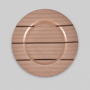 ROSE GOLD STRIPE UNDERPLATE
