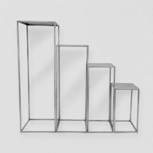Silver plinths