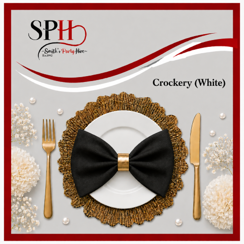 White crockery