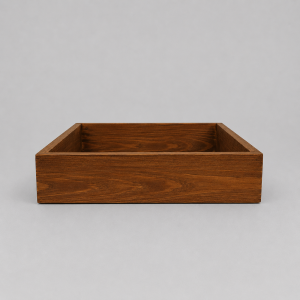 Brown 30cm flat box