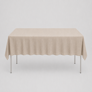 Hessian rect tablecloth