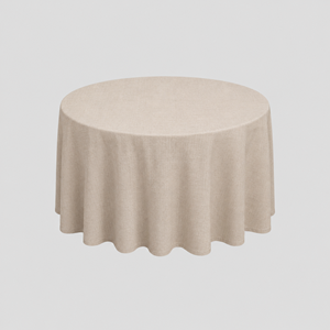 Hessian round tablecloth