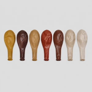 Natural colour balloons