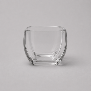Curved small vase