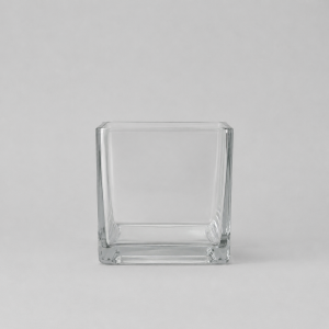 10cm x 10cm square vase