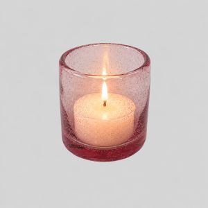 Pink tealight holder