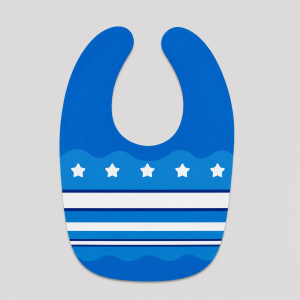 Baby bib blue