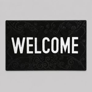 Black & White welcome board