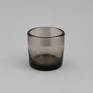 Black tealight vase