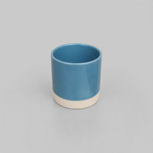 Blue ceramic vase