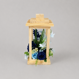 Blue flower lantern