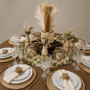 Boho wedding decor
