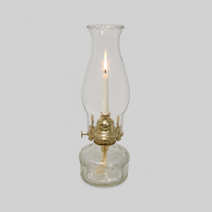 Clear candle lamp