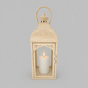 Creme lantern large