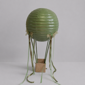 Hot air balloon sage green