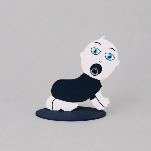 Navy blue baby centrepiece
