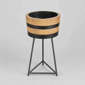 WOODEN CONFETTI BARREL