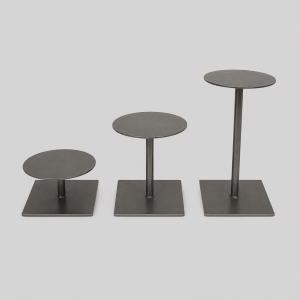 3 tier silver stands only