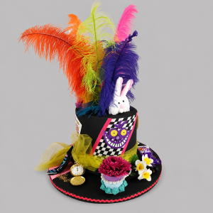 Alice hat centrepiece