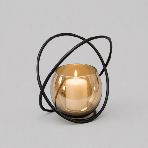 Black & gold orb