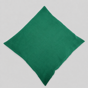 Bottle green cushion cover