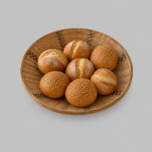 Bread basket round large