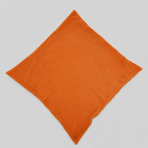 Burnt orange bronze cushion