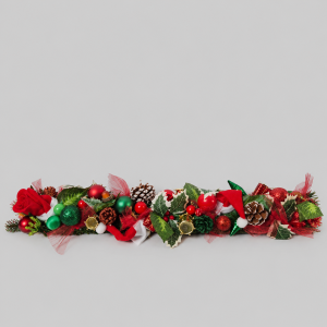 Christmas flower runner