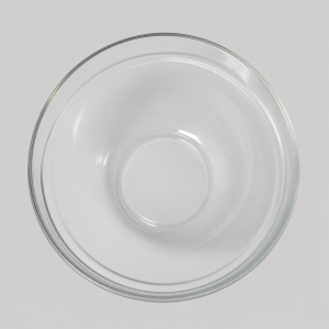 Clear salad bowl 19cm