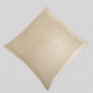 Creme silk cushion