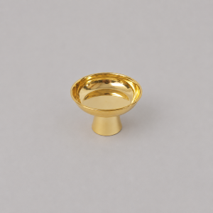 Flat candle stand gold