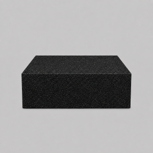 Flat mirror box black