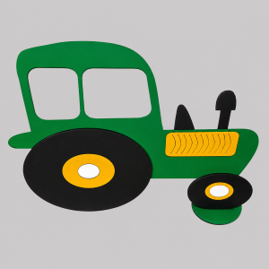Green tractor