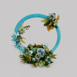Mint flower circle